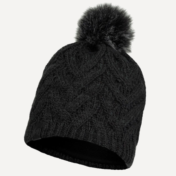 Шапка Buff Knitted & Fleece Band Hat CARYN (; one size; Graphite)